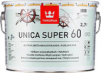Лак полуглянцевый Tikkurila Unica Super 60, 2.7 л