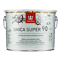 Лак глянцевый Tikkurila Unica Super 90, 2.7 л