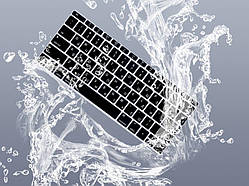 Apple MacBook Air 11" Накладка Захист силікон RU/EN клавіша ENTER горизонт. розкладка USA чорний