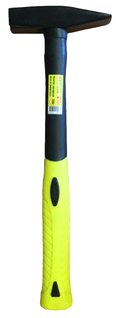 Молоток слюсарний 300 м, ручка з фібергласу