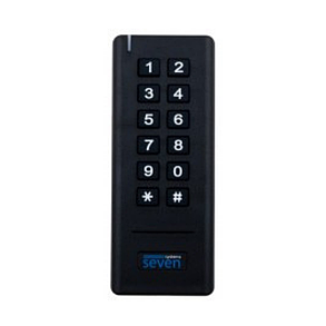 Бездротова клавіатура з вбудованим зчитувачем SEVEN LOCK SK-7712b, фото 3
