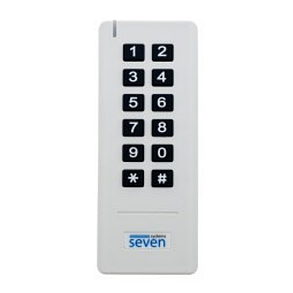 Бездротова клавіатура з вбудованим зчитувачем SEVEN LOCK SK-7712w, фото 3