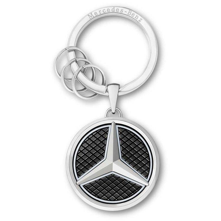 Оригінальний брелок Mercedes-Benz Key Ring, Las Vegas, silver / black / white (B66958326)