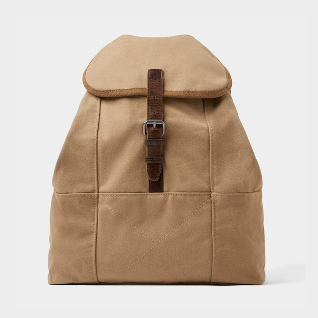 Брезентовый рюкзак Zara | вид спереди