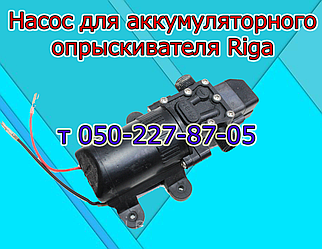 Насос для акумуляторного обприскувача Riga AS-16 (з подарунком)