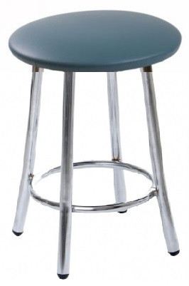 Табурет Teddy (Тедді) chrome шкірзам V-20 (бірюзовий), фото 1