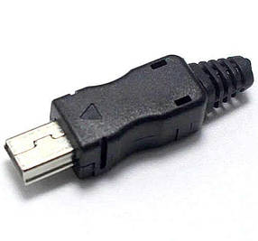 Штекер mini USB розбірний чорний