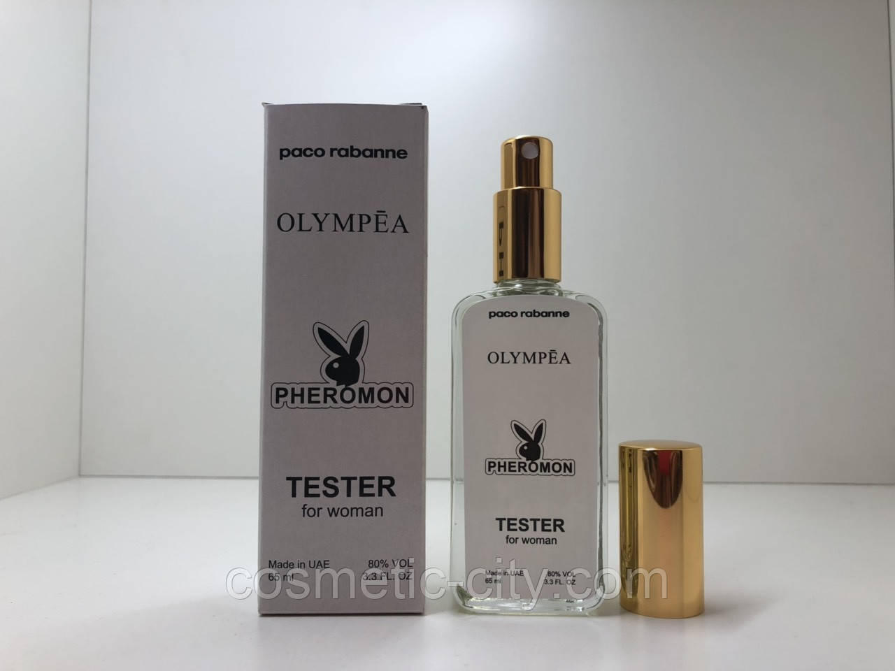 Жіночий тестер із феромонами Paco Rabanne Olympea (Пако Рабан Олімпія), 65 мл