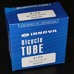 Камера велосипедна антипрокольная Innova 26x1.75/2.125 A/V sealant з герметиком