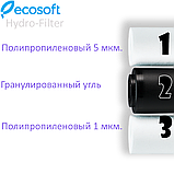 Комплект картриджів для фільтра зворотного осмосу Ecosoft Standard CPV3ECOSTD, фото 3