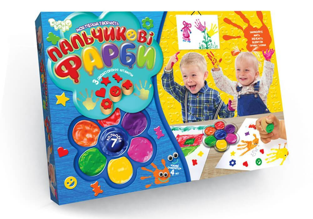 

Пальчиковые краски 7 цветов Danko Toys