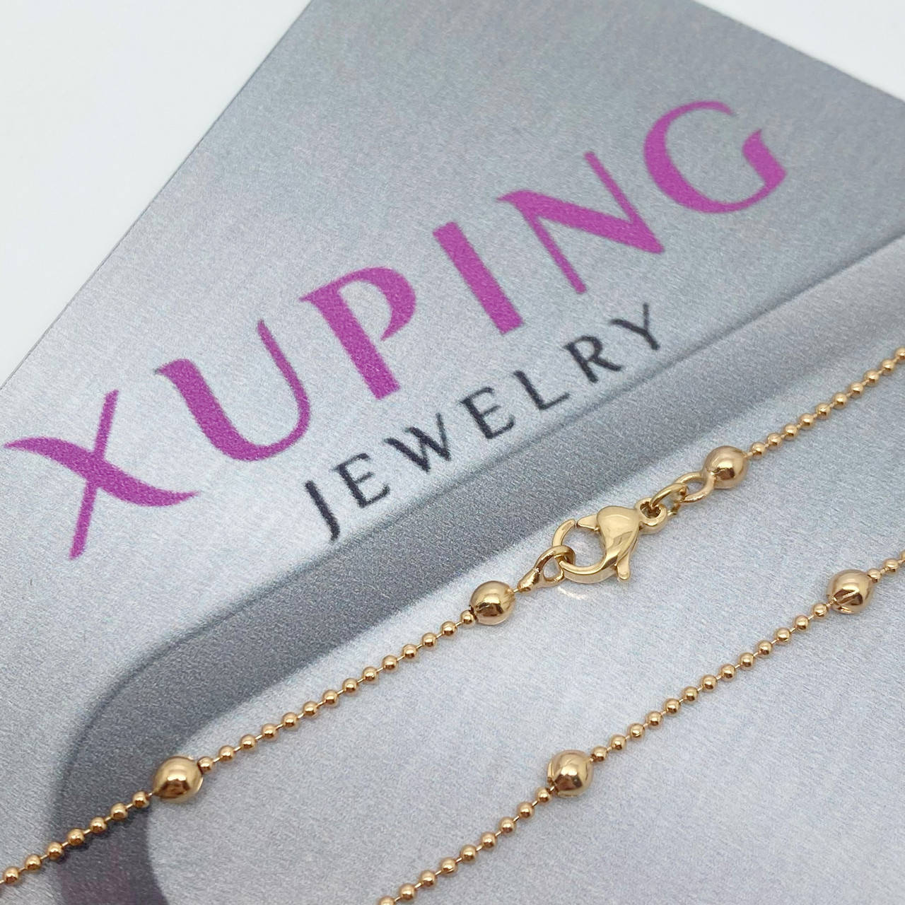 

50 см 1-3 мм. Цепочка модная xuping