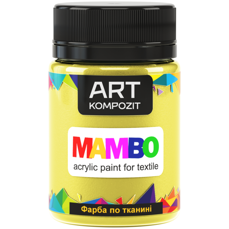 

Краска по ткани МАМВО ART Kompozit, 50 мл (Цвет: 3 желто-лимонный), Желтый