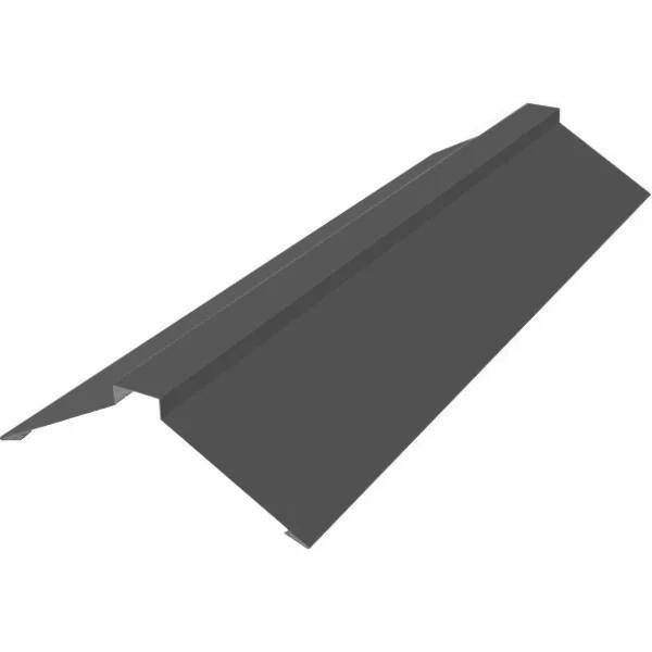 

Конек Кровельный цвет Графит полка 200 мм длинна 2 метра ПОД ЗАКАЗ