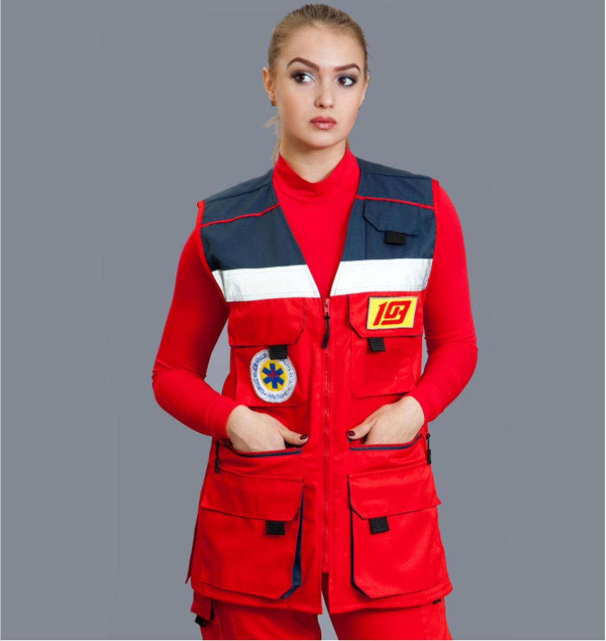 

Жилет жіночий демисезонний 2016, 52-54/170-176, Красный