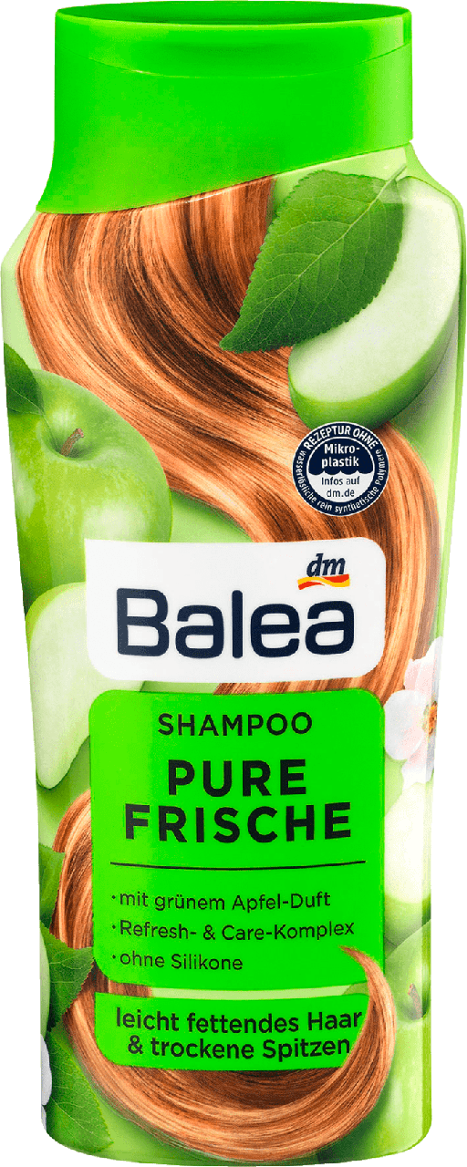 

Шампунь для слегка жирных волос и сухих кончиков ,Balea Shampoo Pure Frische, 300 ml