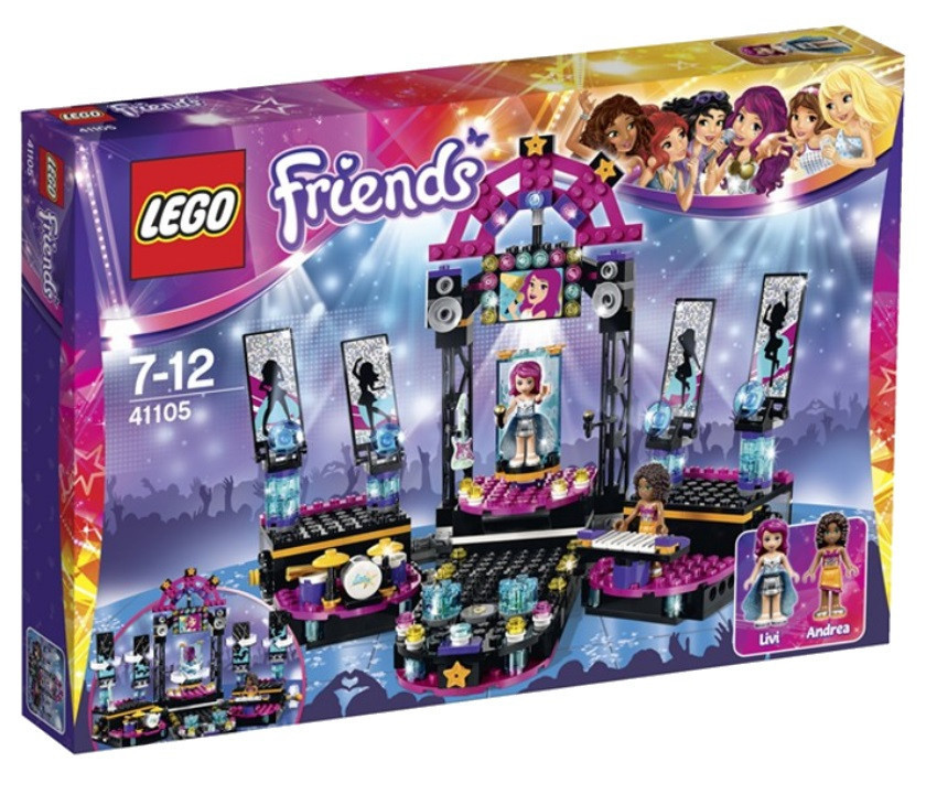 Lego Friends Попзірка на сцені 41105