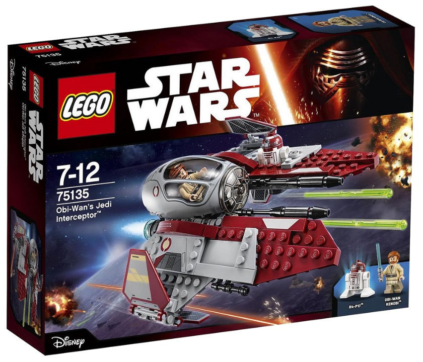 Lego Star Wars Перехоплювач джедаїв Обі-Вана Кенобі 75135