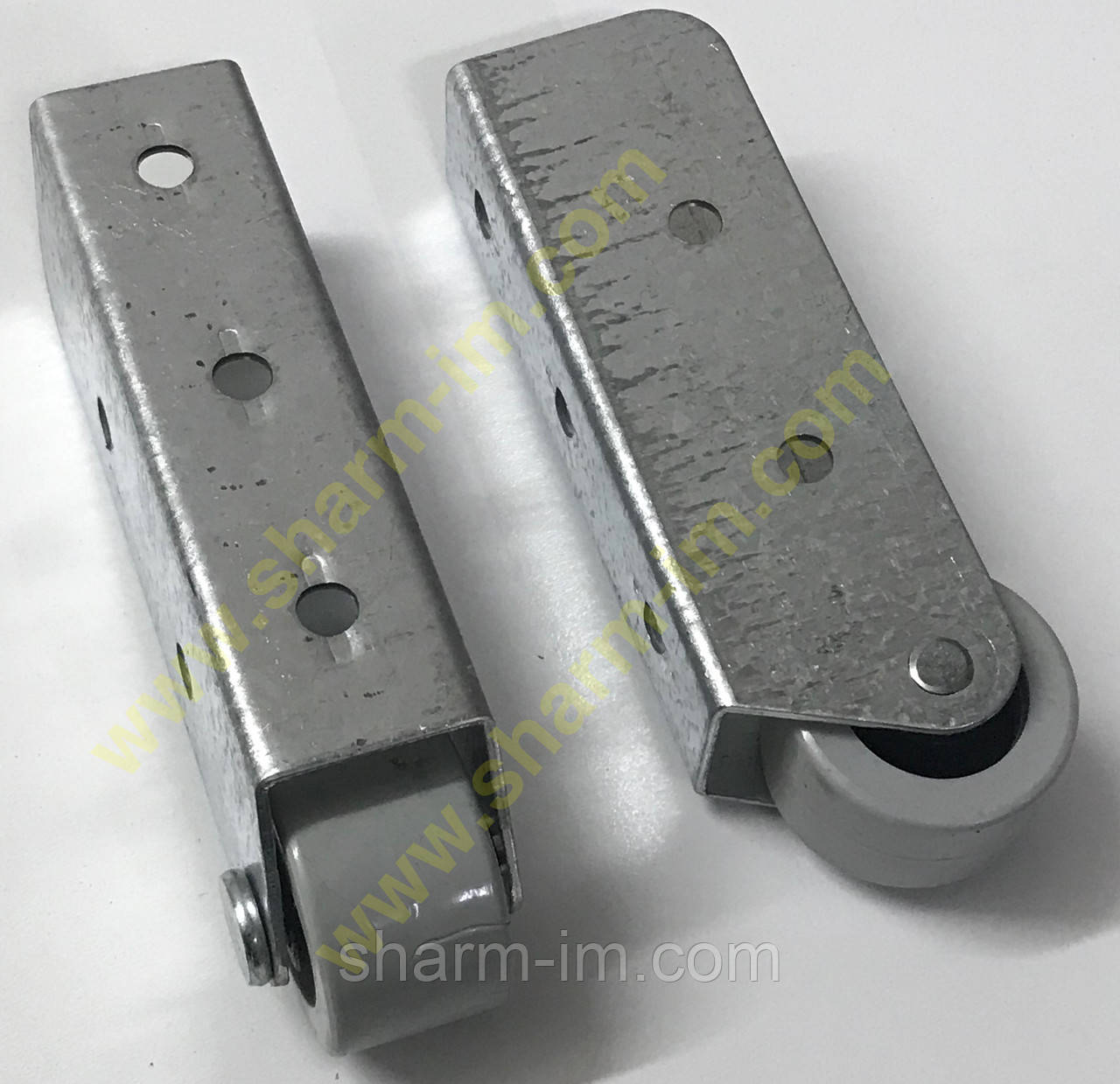 Ролик меблевий D-34 мм Виносний, Прогумований h-116 мм