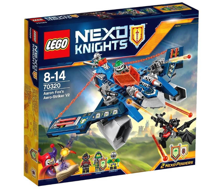 Lego Nexo Knights Аеро-арбалет V2 Аарона Фокса 70320