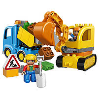 Lego Duplo Вантажівка і гусеничний екскаватор 10812, фото 3