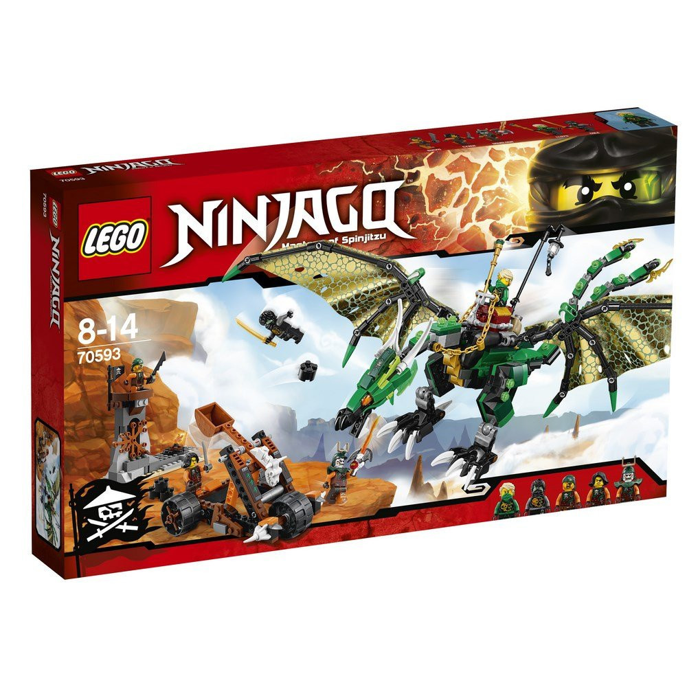 Lego Ninjago Зелений Дракон NRG 70593