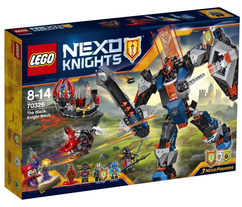 Lego Nexo Knights Робот Чорний лицар 70326