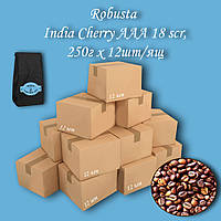 Кофе зерновой Robusta India Cherry AAA 19scr 250г. (12шт/ящ)