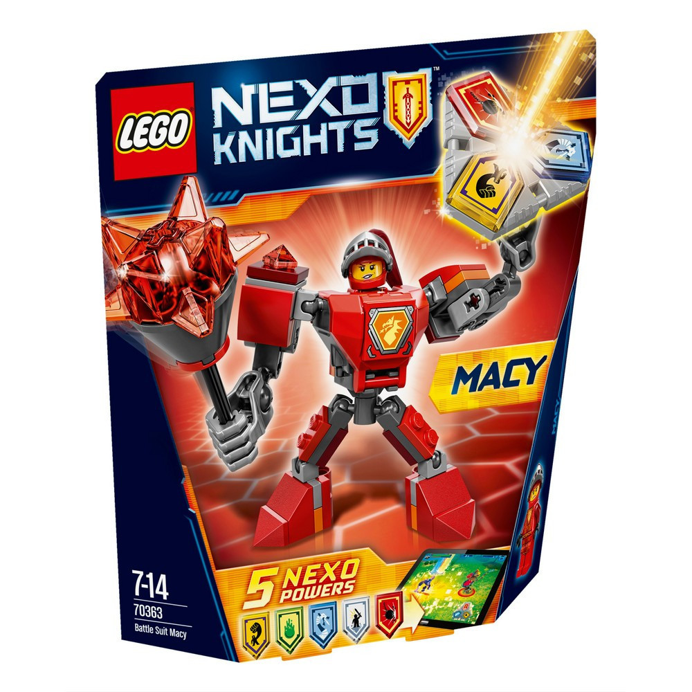 Lego Nexo Knights Бойові костюми Мейсі 70363