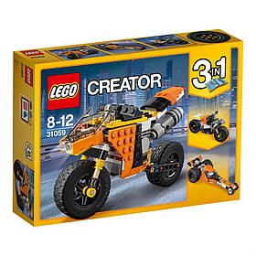 Lego Creator Жовтогарячий мотоцикл 31059