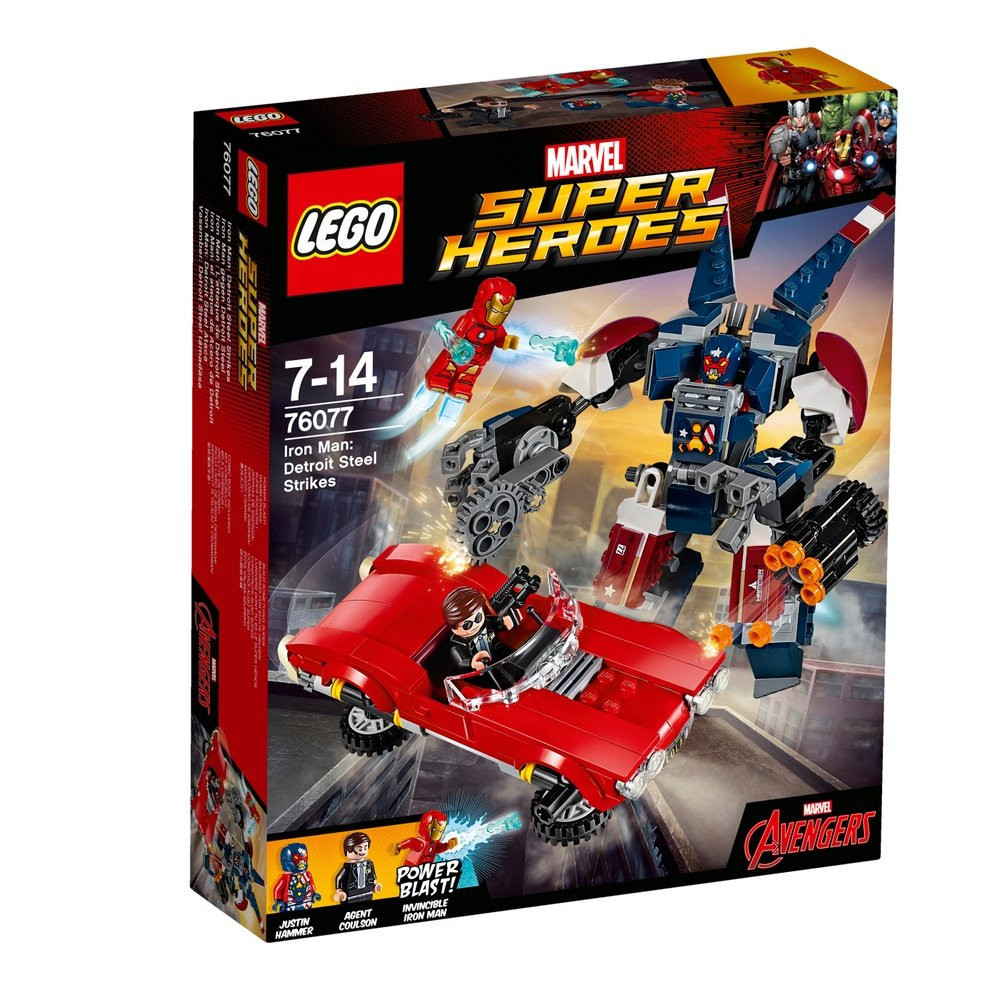 Lego Super Heroes Залізна людина: Сталевий Детройт завдає удар 76077