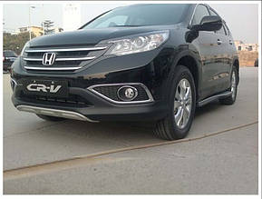 Накладки на бампер Honda CR-V 2012- (передня і задня)