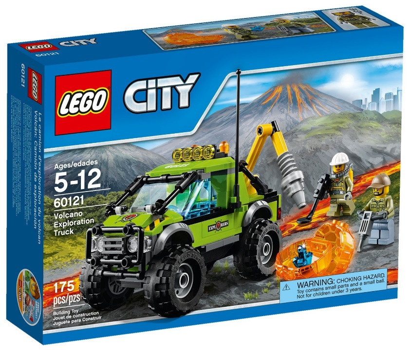 LEGO City Розвідувальний вантажівка дослідників вулканів 60121