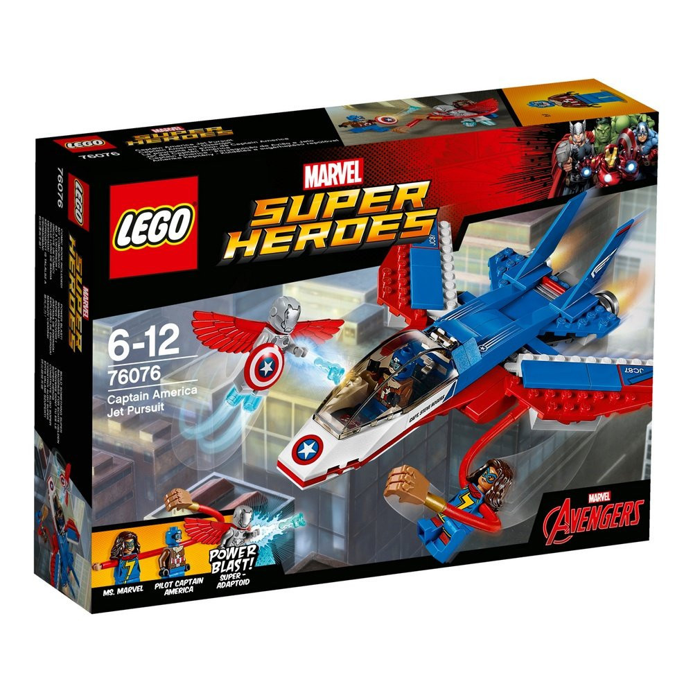 Lego Super Heroes Повітряна гонитва Капітана Америка 76076