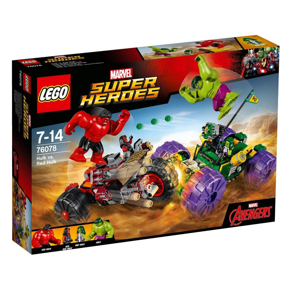 Lego Super Heroes Халк проти Червоного Халка 76078