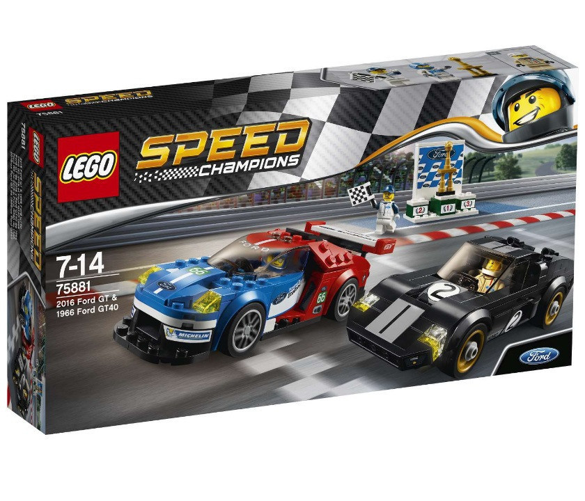 Lego Speed Champions Форд GT 2016 і Ford GT40 1966 75881
