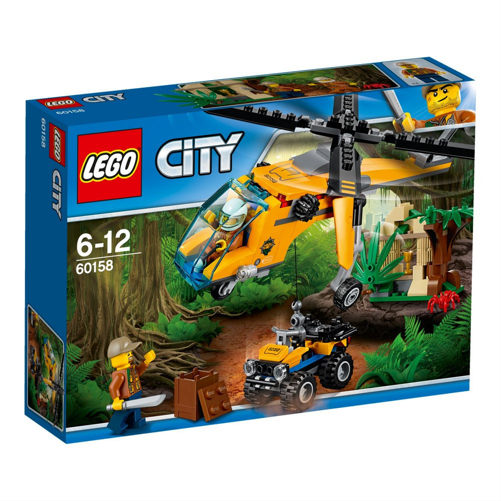 Lego City Джунглі: Вантажний вертоліт дослідників джунглів 60158