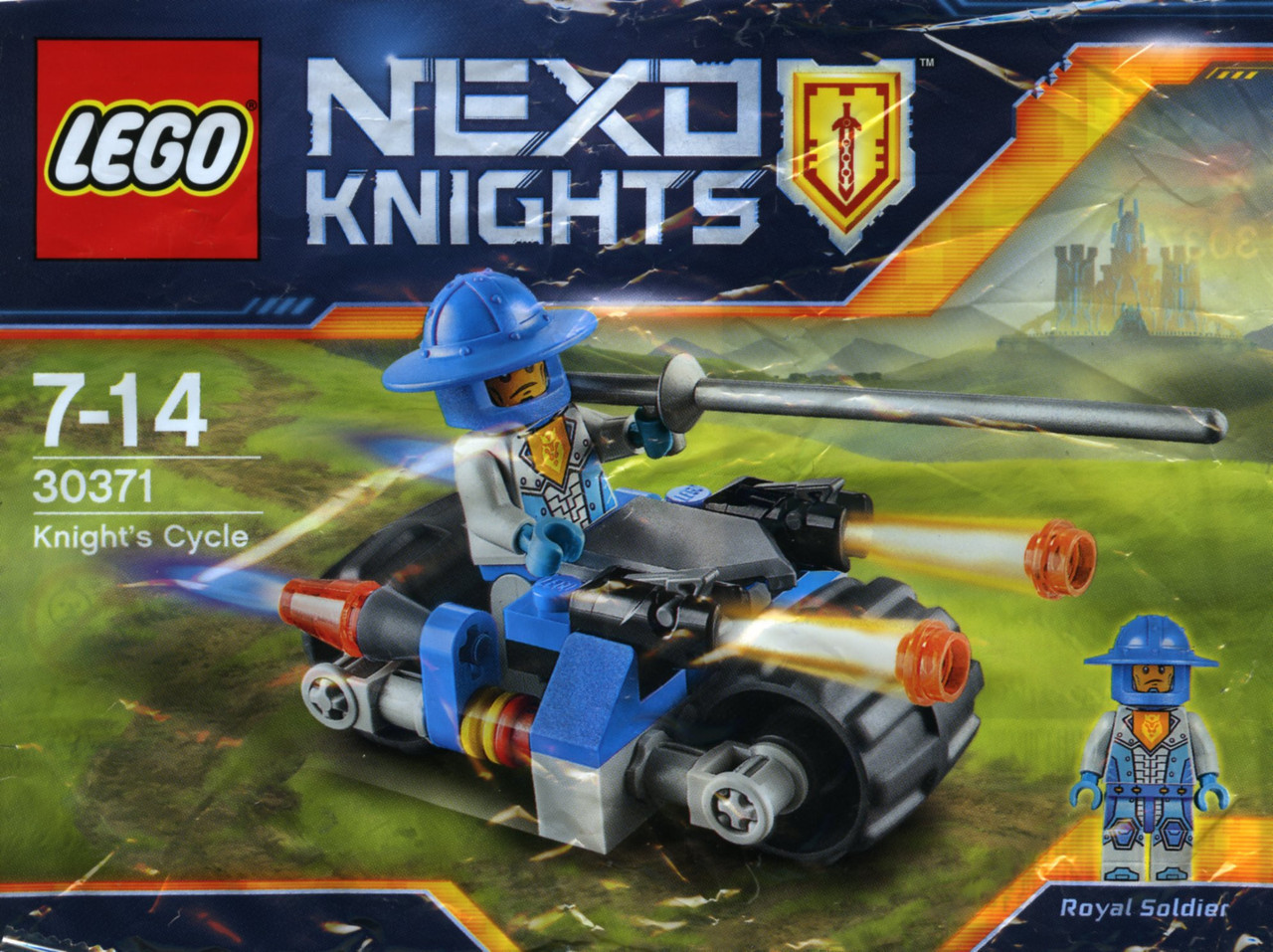 Lego Nexo Knights Мотоцикл лицаря 30371, фото 1