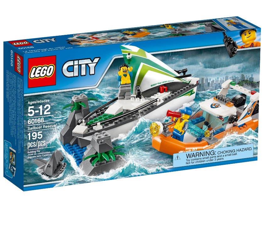 Lego City Операція з порятунку парусного човна 60168