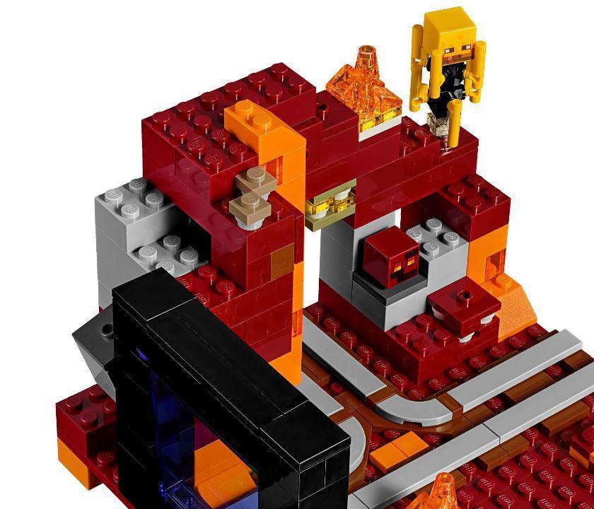 The nether sale portal lego minecraft
