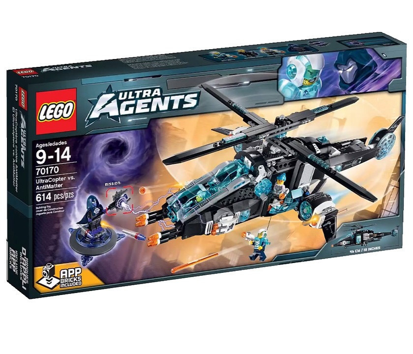 Lego Ultra Agents Ультракоптер проти Антиречовини 70170