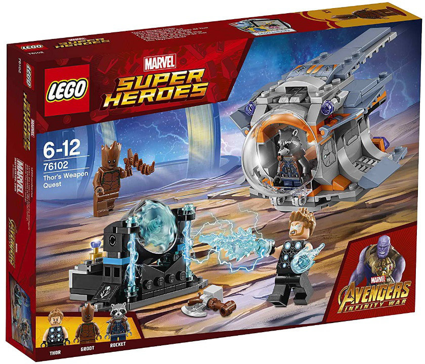 Lego Super Heroes Війна нескінченності: В пошуках зброї Тора 76102