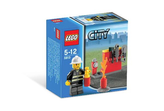 Lego City Firefighter Пожежник 5613