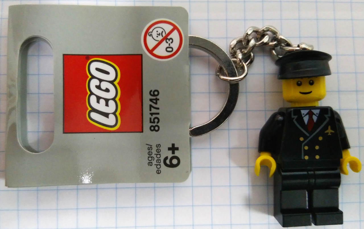 Lego City Брелок Пілот 851746