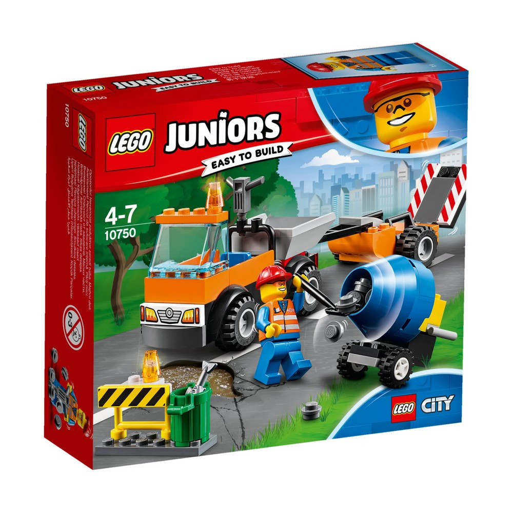 Lego Juniors Вантажівка дорожньої служби 10750