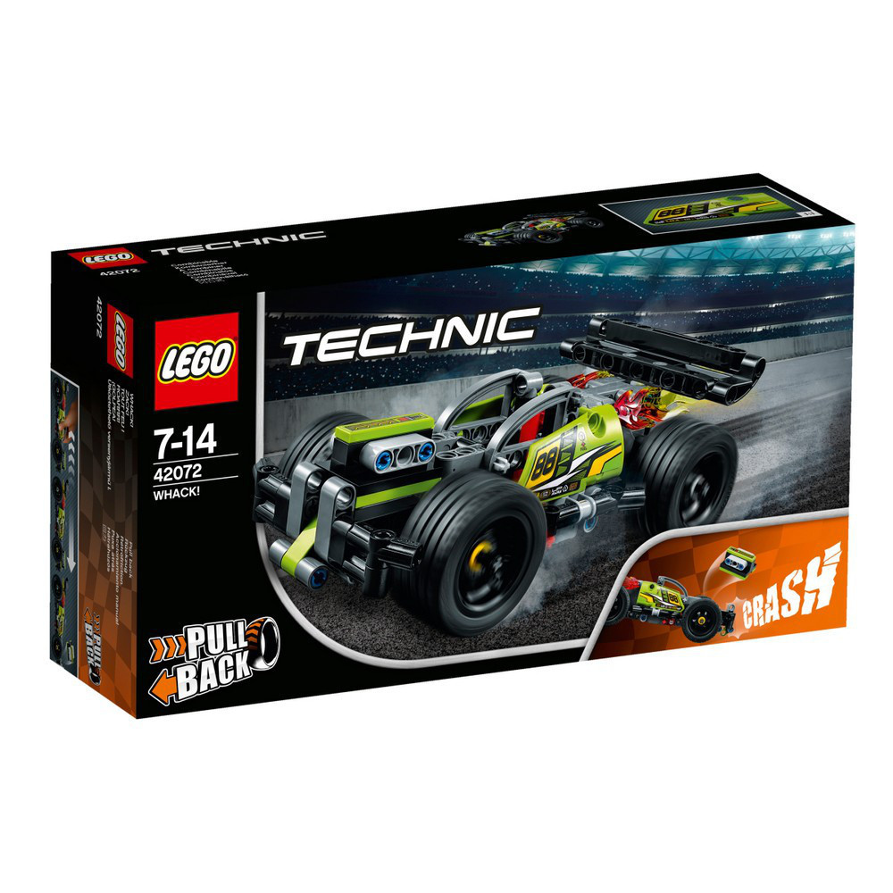 Lego Technic БУМ! Зелений гоночний автомобіль 42072