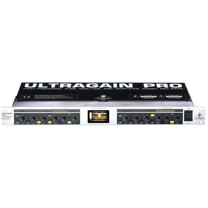 Мікрофонний ламповий передпідсилювачлінійний драйверDI-бокс Behringer MIC 2200, фото 1