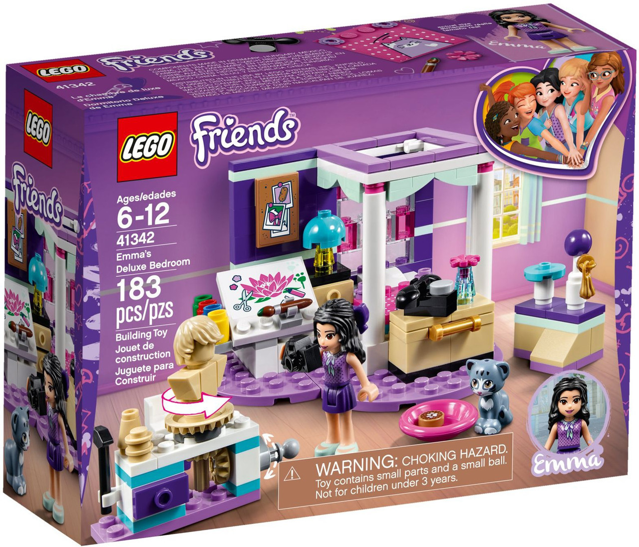 Lego Friends Розкішна кімната Емми 41342
