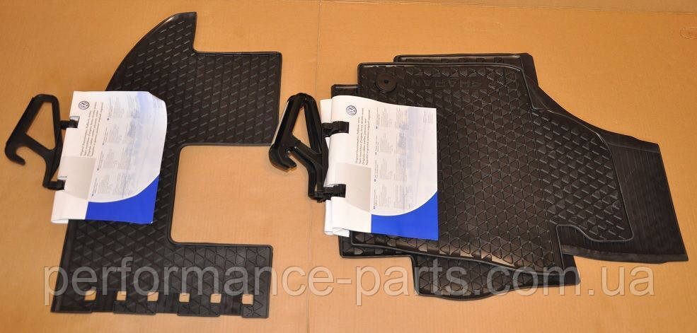 Оригінальні килимки Volkswagen Sharan комплект 6 штук 7N1061500041 7N1061511041