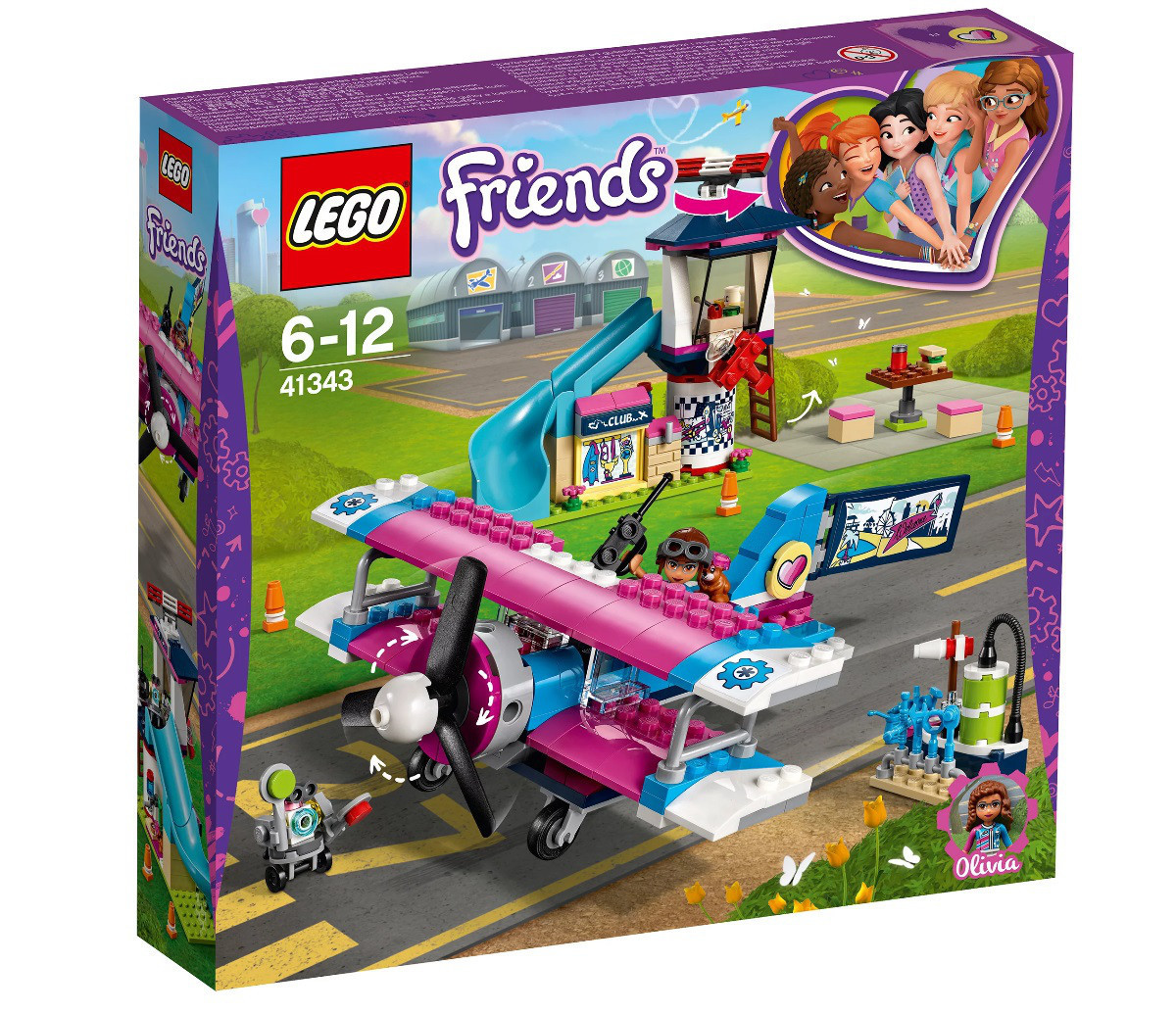 Lego Friends Екскурсія за Хартлейк-Сіті на літаку 41343